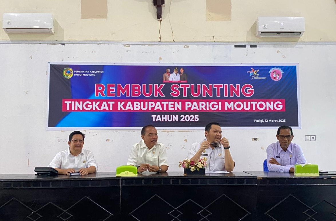 Pemkab Parigi Moutong Matangkan Strategi Turunkan Stunting
