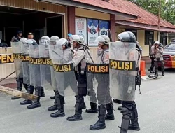 Polres Parimo Gelar Simulasi Pengamanan Mako